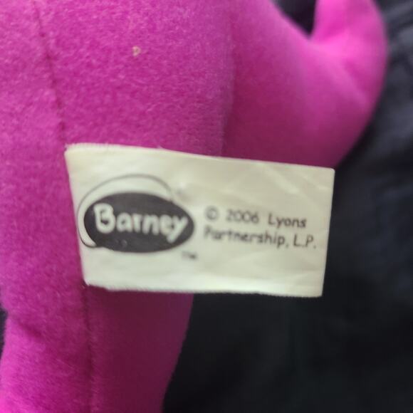 Nanco Barney the Dinosaur Purple Stuffed Animal 13 Inch Toy HTF - Picture 4 of 7